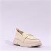 Wonders Flexfly Slip On Chunky Loafer - Cream Leather